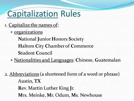 is city council capitalized.